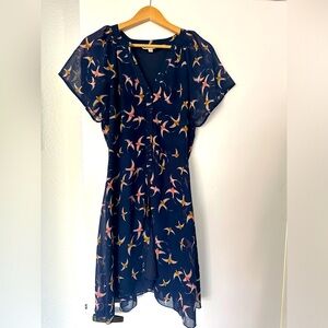 Yumi dress in swallow print. Size L (US 8/10). In great condition.